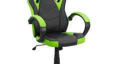 Scaun Gaming OFF 305 Verde - Resigilat, Ergonomic si Confortabil
