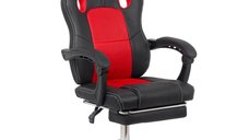 Scaun Gaming OFF 3091 Rosu cu Suport pentru Picioare