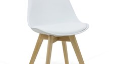 Scaun modern BUC 242 alb pentru living