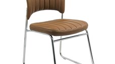 Scaun vizitatori HRC 613 maro - Confort si eleganta