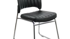 Scaun vizitatori HRC 613 negru - confort si eleganta