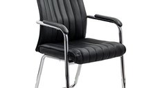 Scaune de Așteptare HRC 614 Negre - Design Modern și Confortabil