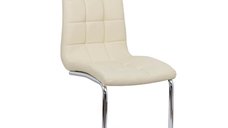 Scaune de bucătărie BUC 231S crem - Eleganță și confort