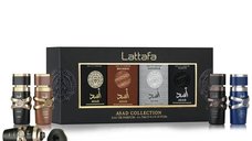 Lattafa Asad Mini Collection - Set Cadou cu 4 Parfumuri pentru Barbati