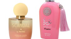 Pachet 2 parfumuri, Scandal by Patric si Norah Passion by Adyan, femei, 100ml
