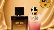 Pachet 2 parfumuri, Scandal femei si Smoky Vanilla by Patric, 100ml