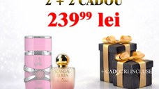 Pachet Apa de parfum Yara by Lattafa + Apa de parfum Scandal by Patric, femei+ 2 parfumuri cadou