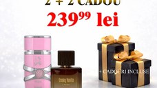 Pachet Apa de parfum Yara by Lattafa + Apă de parfum Smoky Vanilla by Patric, unisex + 2 parfumuri cadou