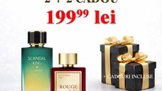 Pachet Scandal King + Rouge Dubai + 2 parfumuri cadou