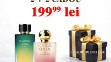Pachet Scandal King + Scandal Queen + 2 parfumuri cadou