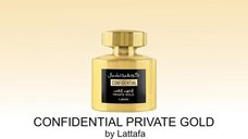 Parfum arabesc Confidential Private Gold de la Lattafa, apa de parfum 100 ml pentru femei - Original Dubai