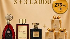 Roje Premium + Rouge Dubai + Fallen Angel Night Edition + 3 parfumuri cadou