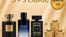 Savage + Rave Now + Fallen angel Night Edition + 3 parfumuri cadou 100 ml