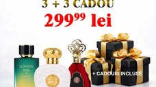 Scandal King + Opulent Musk + Roje Premium + 3 parfumuri cadou