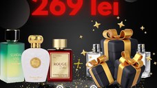 Scandal King + Rouge Dubai + Opulent Musk + 3 parfumuri 100ml cadou