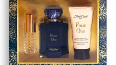 Set cadou 3 produse DC Apa de parfum Folie Oud 100 ML+ gel de dus+Mini parfum