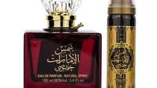 Set Cadou Shams Al Emarat Khususi Parfum 100 ml si Deodorant 50 ml pentru Femei - Original Dubai