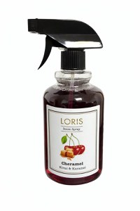 Spray odorizant de camera, Caramel si Cirese, Loris, 500 ml - 1