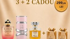 Yara + Scandal Queen + Fallen Angel - Pachet 5 parfumuri premium 100ml