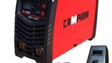 Aparat de sudura invertor Campion MMA300S, MMA, 300A, electrozi 1.5-5 mm, afisaj digital, IP21S, 2.8 kg