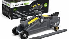 Cric Hidraulic Crocodil KRAFTNER KF-4927 - 2 Tone, Ridicare 135-300mm, Roti Pivotante 360°