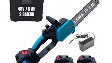 Drujbă Electrică Compactă Campion CMP1435B cu 2 Acumulatori de 8AH, 48V, 300mm, Fără Perii