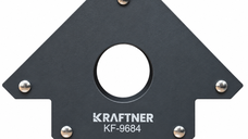 Echer magnetic de sudura KRAFTNER KF-9684, forta de prindere 33 kg, unghiuri 45, 90 si 135 grade