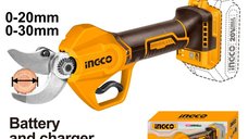 Foarfeca electrica INGCO CSSLI20308, 20V, motor brushless, taiere 20/30mm, fara acumulator