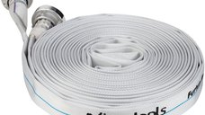 Furtun Pompier Evotools 681757, 20m, 1 1/2 inch, cu Racord Flat Textil
