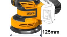 Ingco CROSLI2001 - Slefuitor Rotativ 20V 125mm Fara Acumulator
