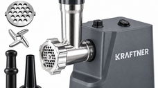 Masina electrica de tocat carne KRAFTNER KF-9951, 750 W, 3 in 1, cu functie revers