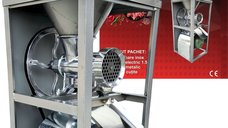 Masina profesionala de tocat carne POLAND Full Aluminiu, 1500W, 1400 rpm, 5 kg/min, 22 kg, cuva inox si suport metalic