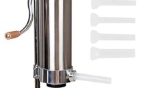 Masina verticala profesionala de carnati CAMPION CMP1164, 4kg, inox, 5 palnii, sistem Airstop