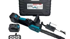 Mini drujba electrica BLUE PROFESSIONAL Campion CMP1756B, 300 mm, 48 V, 8 Ah, motor brushless, 2 acumulatori