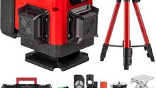 Nivela Laser Profesionala CAMPION CMP1727 cu Trepied, 16 Linii si Precizie de ±0.2 mm