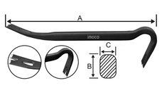 Ranga INGCO HWBA01362 de 36'' (900mm) – Unealta Profesionala pentru Constructii