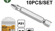 Set Biti PZ3 Lungi 10buc INGCO SDB11PZ323 - Performanta si Durabilitate