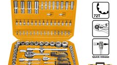 Set Chei Tubulare 1/4-1/2 94 piese, Ingco HKTS42941