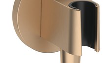 Accesoriu Hansgrohe FixFit S cu agatatoare de dus  bronz periat