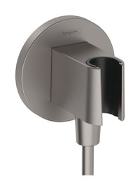 Accesoriu Hansgrohe FixFit S cu agatatoare de dus  negru periat - 1