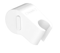 Agatatoare dus Hansgrohe Wallstoris cu fixare pe bara suport  alb mat - 1