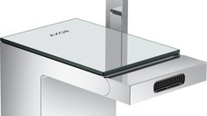 Baterie bideu Axor MyEdition  ventil push-open  crom/sticla oglinda