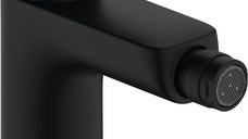Baterie bideu Hansgrohe Logis 100  ventil pop-up  negru mat