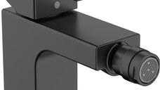 Baterie bideu Hansgrohe Vernis Shape cu ventil pop-up  negru mat