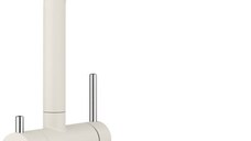 Baterie bucatarie Blanco Fontas-S II cu 3 cai  dus extractibil  alb antic