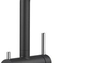 Baterie bucatarie Blanco Fontas-S II cu 3 cai  dus extractibil  antracit