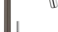 Baterie bucatarie Blanco Mida-S cu dus extractibil  maro cafea