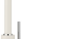 Baterie bucatarie Blanco Mili cu pipa inalta pivotanta  alb antic