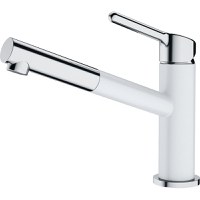 Baterie bucatarie Franke Orbit cu pipa extractibila  crom-bianco - 1