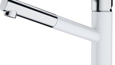 Baterie bucatarie Franke Orbit cu pipa extractibila  crom-bianco